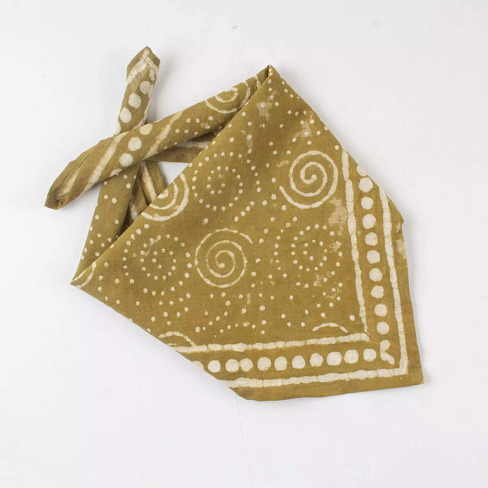 Hand Block Printed Cotton Bandana Multi-Purpose 627